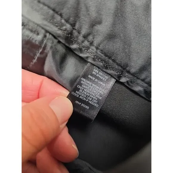 Express Dress Pants Womens 4 Black Columist Business Office Attire - Picture 6 of 8